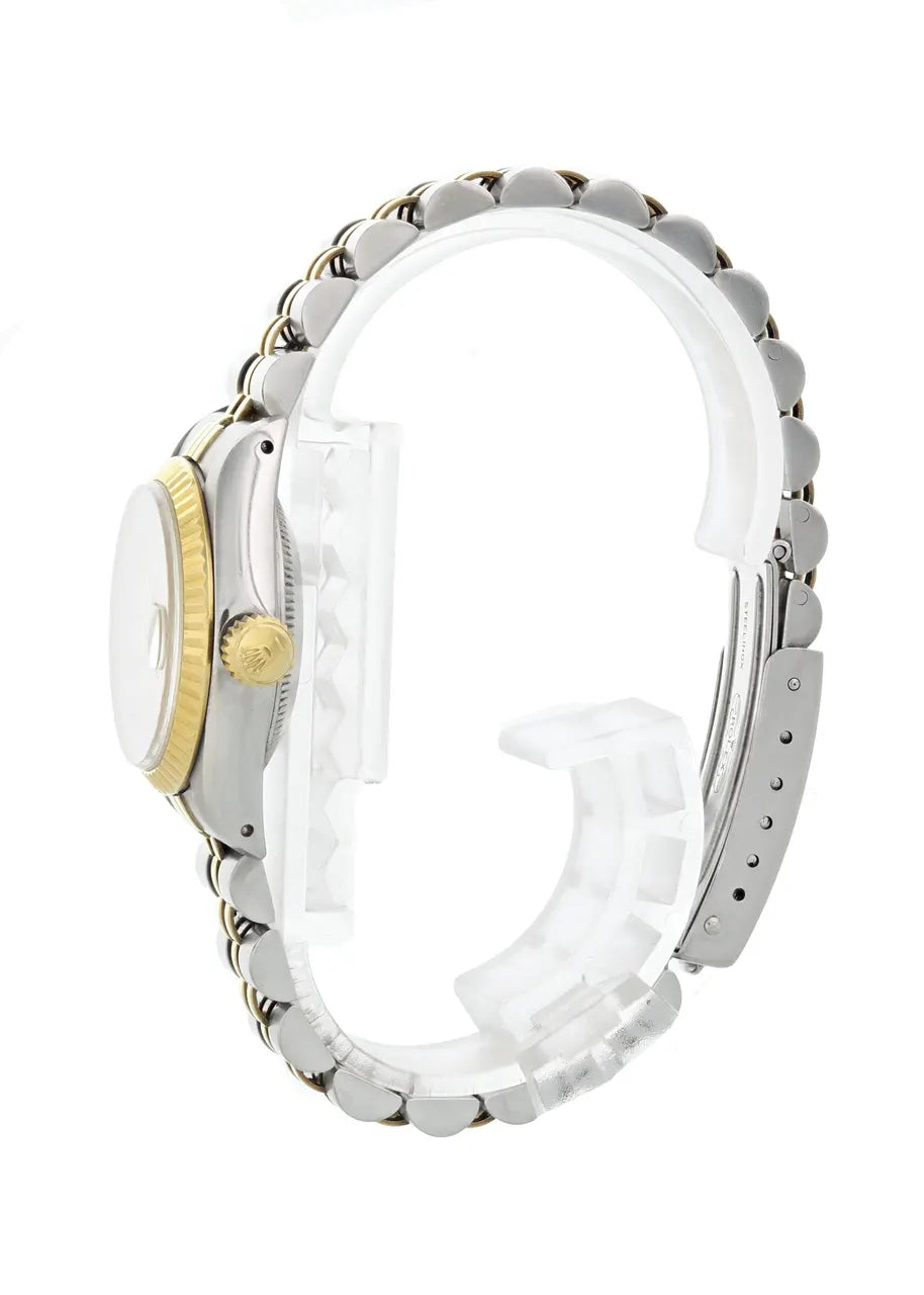 oyster Rolex Gold Steel Champagne Dial - Hình 4