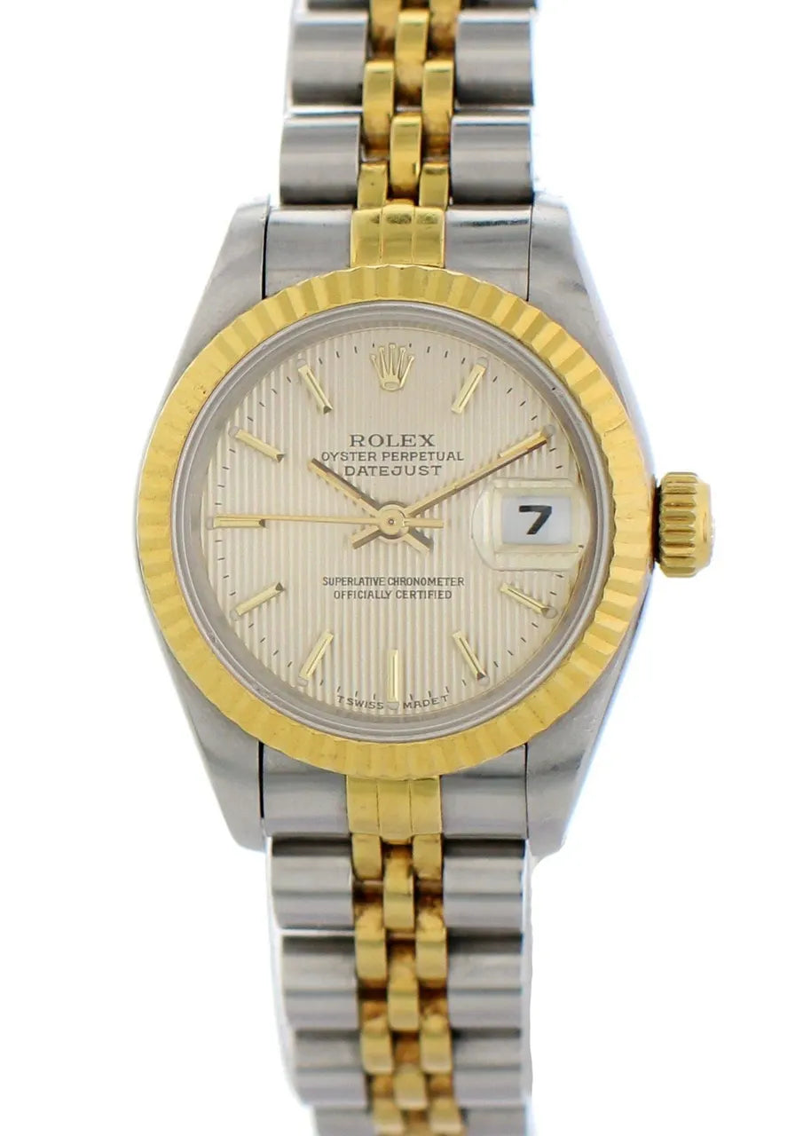 dial Rolex Datejust Two-Tone Champagne