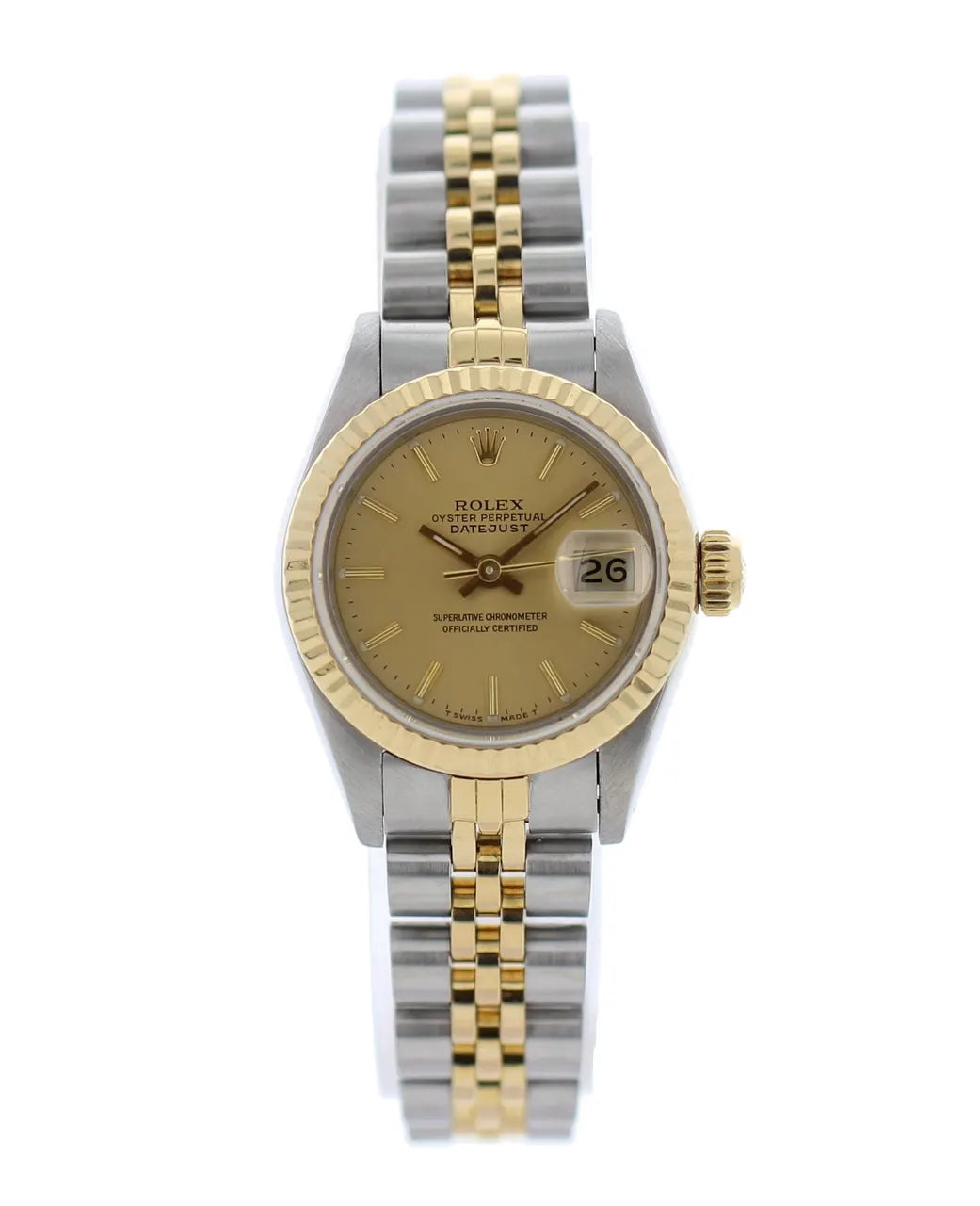 Rolex Datejust Gold Dial - Hình 4