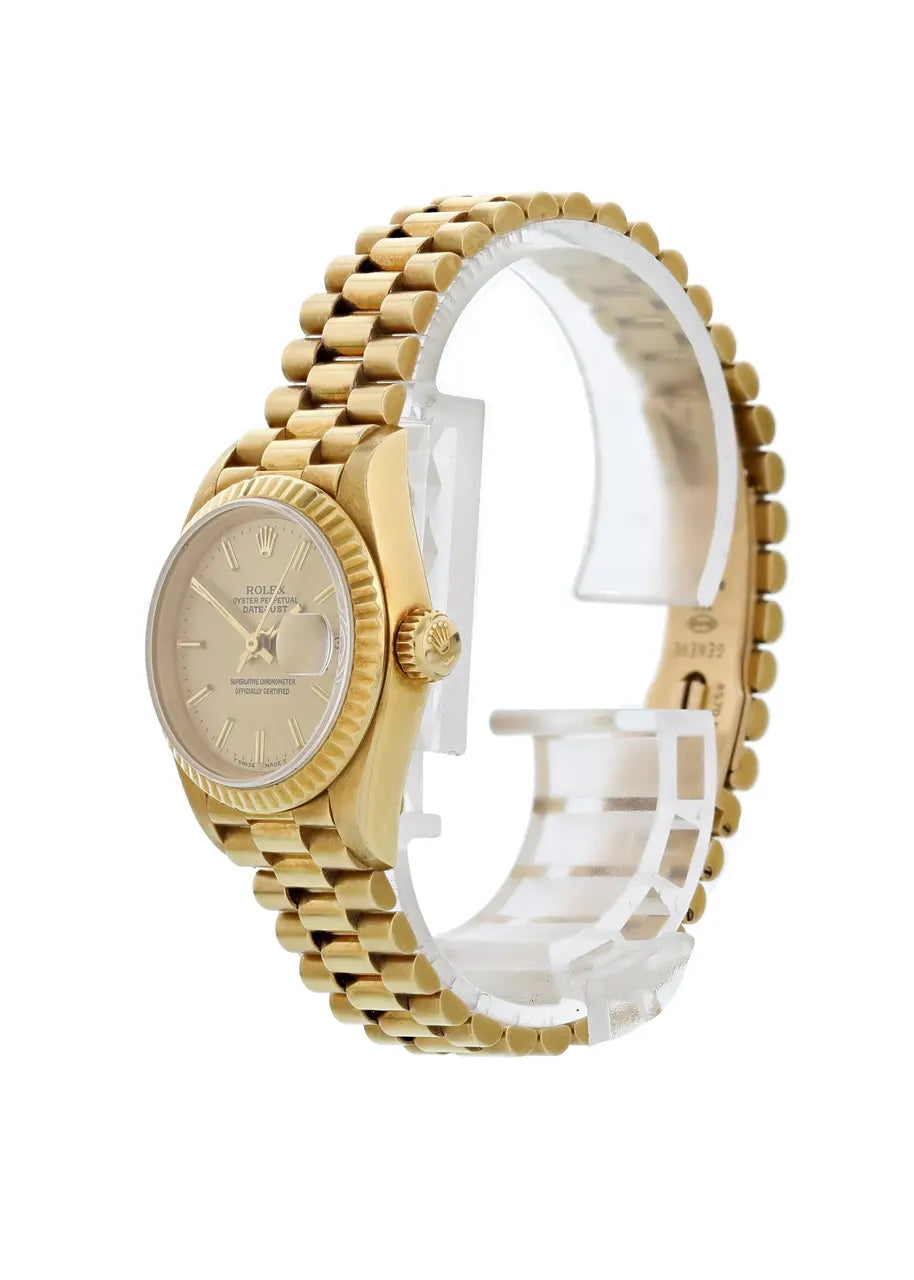 jubilee Rolex Datejust Gold Champagne Dial - Hình 3