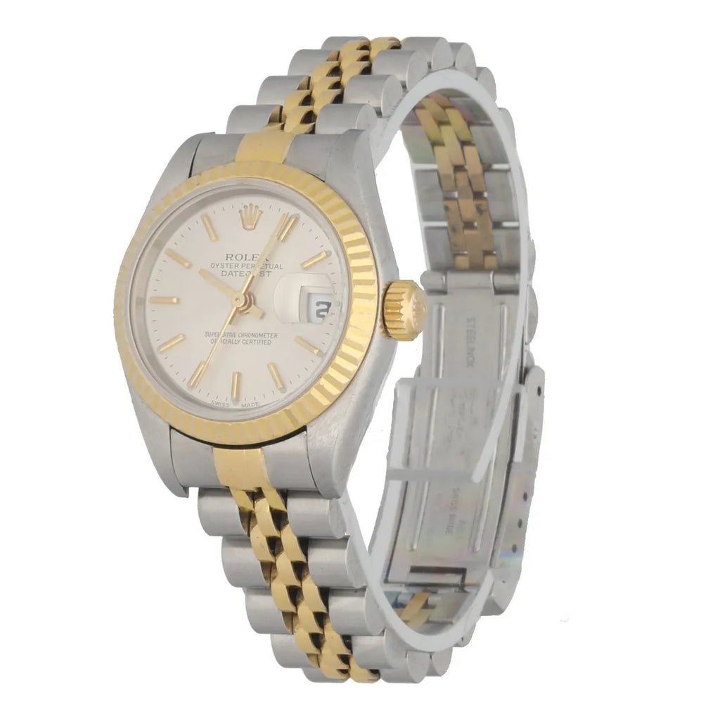 Rolex Datejust Silver Gold dial - Hình 2