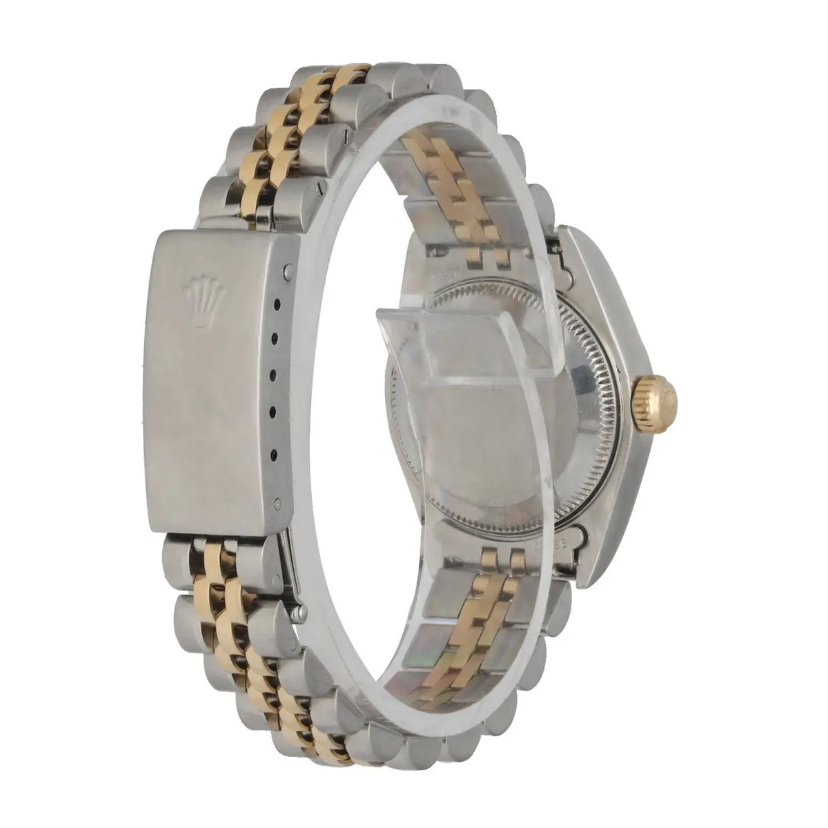 silver Rolex Datejust Two-Tone - Hình 3
