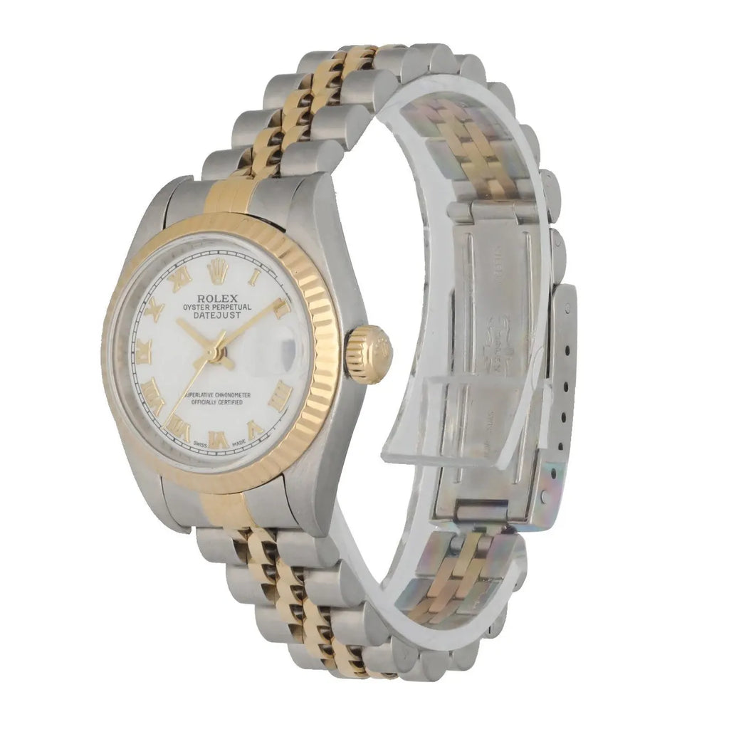 silver Rolex Datejust Two-Tone - Hình 2