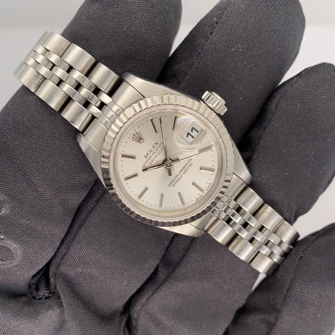 Rolex Datejust Silver Dial steel - Hình 5