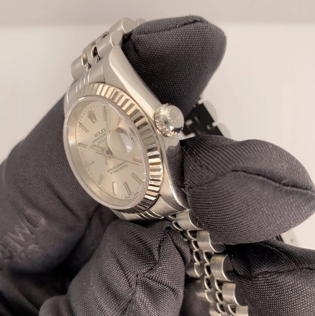 Rolex Datejust Silver Dial steel - Hình 6