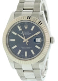 oyster Rolex Datejust Blue Dial