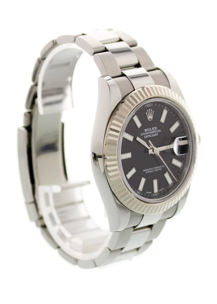 Rolex Datejust Black Dial - Hình 3
