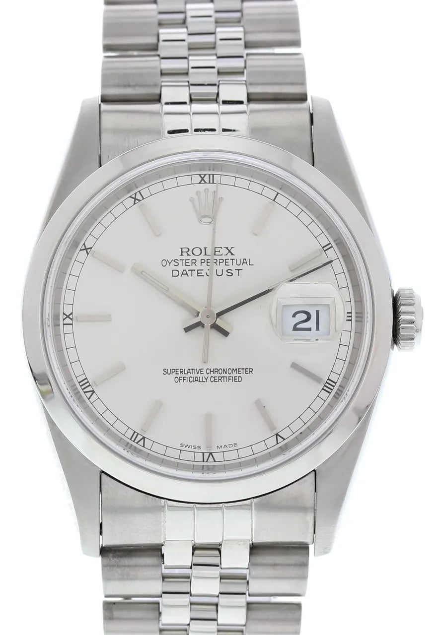 Rolex Datejust Silver Dial steel