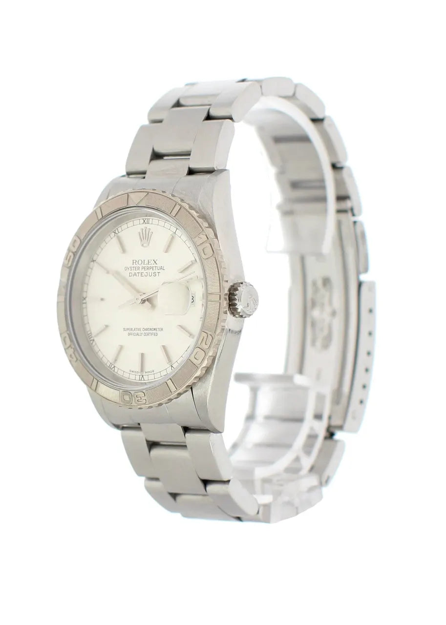 steel stainless Rolex Datejust White Dial - Hình 3