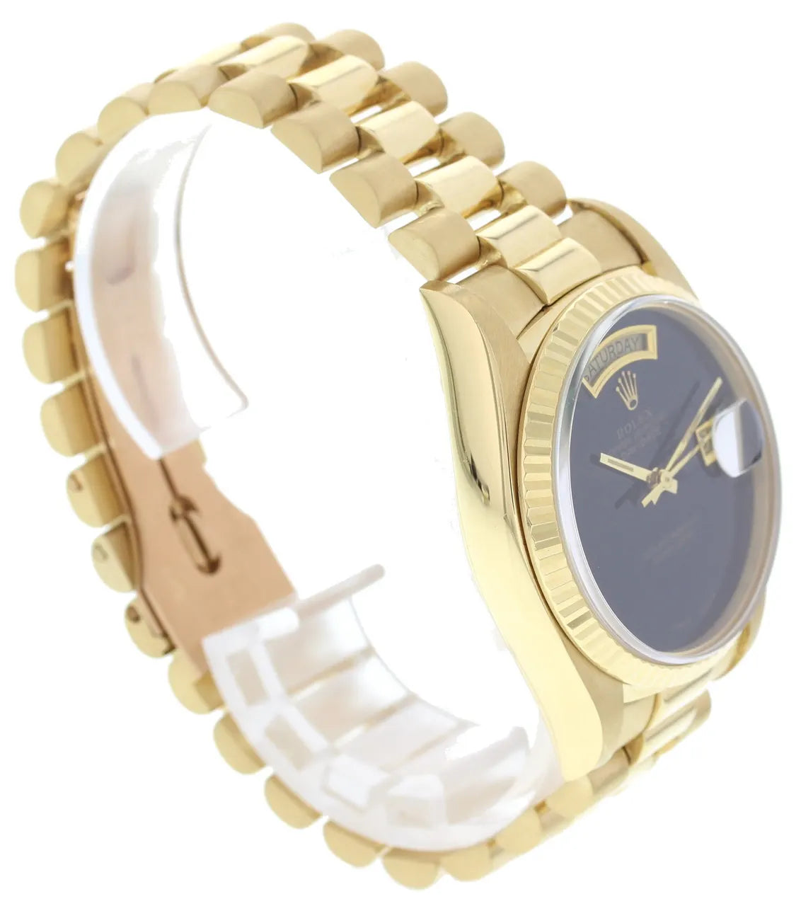 Rolex Day-Date Gold Black Dial - Hình 2