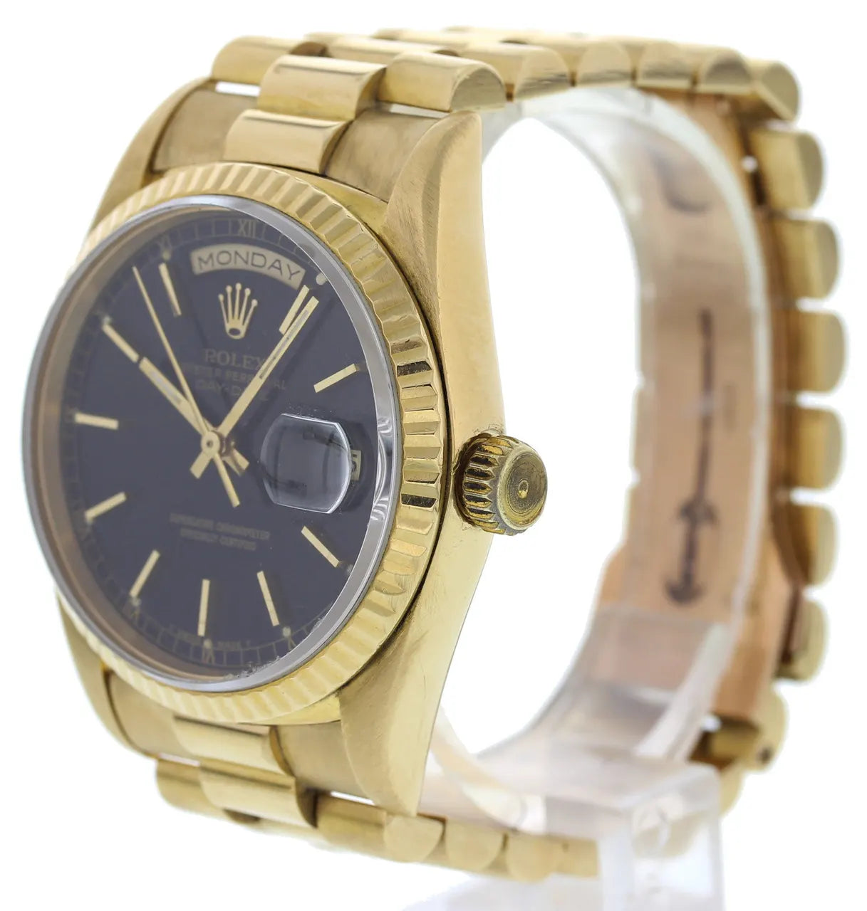 Rolex Day-Date Gold Black - Hình 5