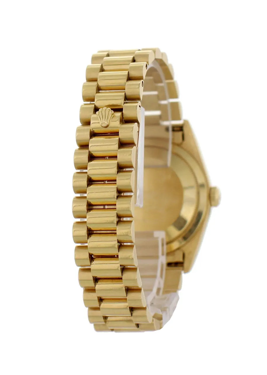 Rolex Day-Date Gold Diamond champagne dial - Hình 5