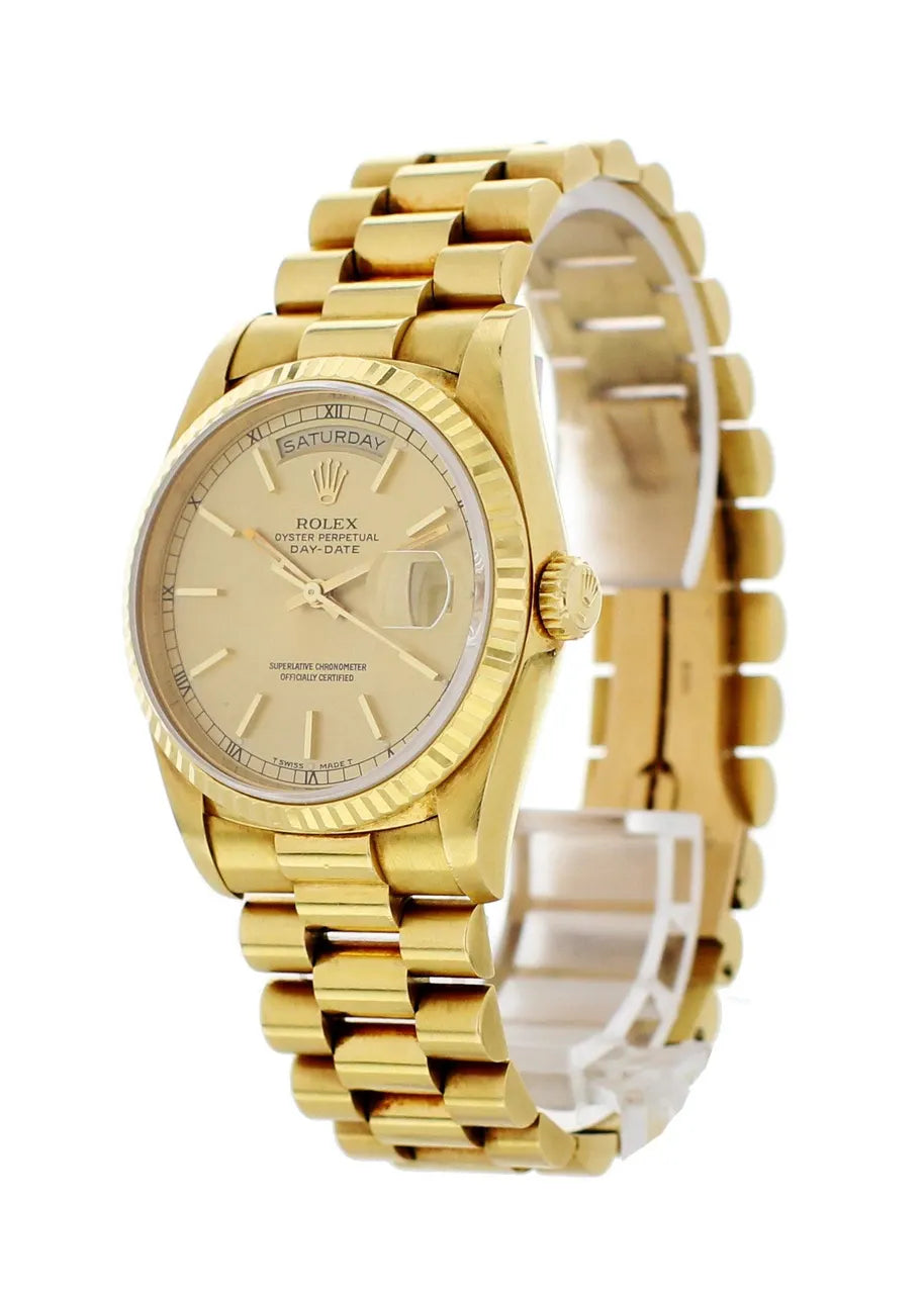 Rolex Day-Date Gold Champagne bracelet - Hình 3