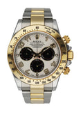 stainless Rolex Daytona Two-Tone White Dial