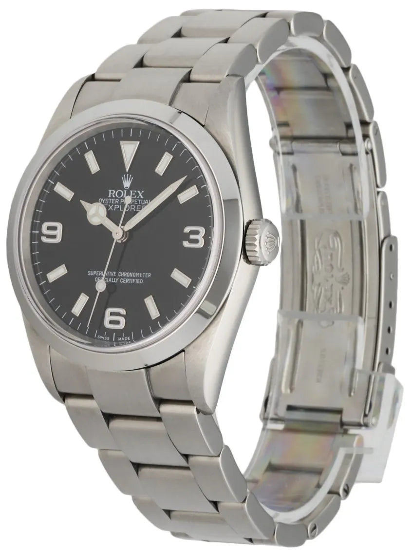 Rolex Explorer Black Dial steel - Hình 2