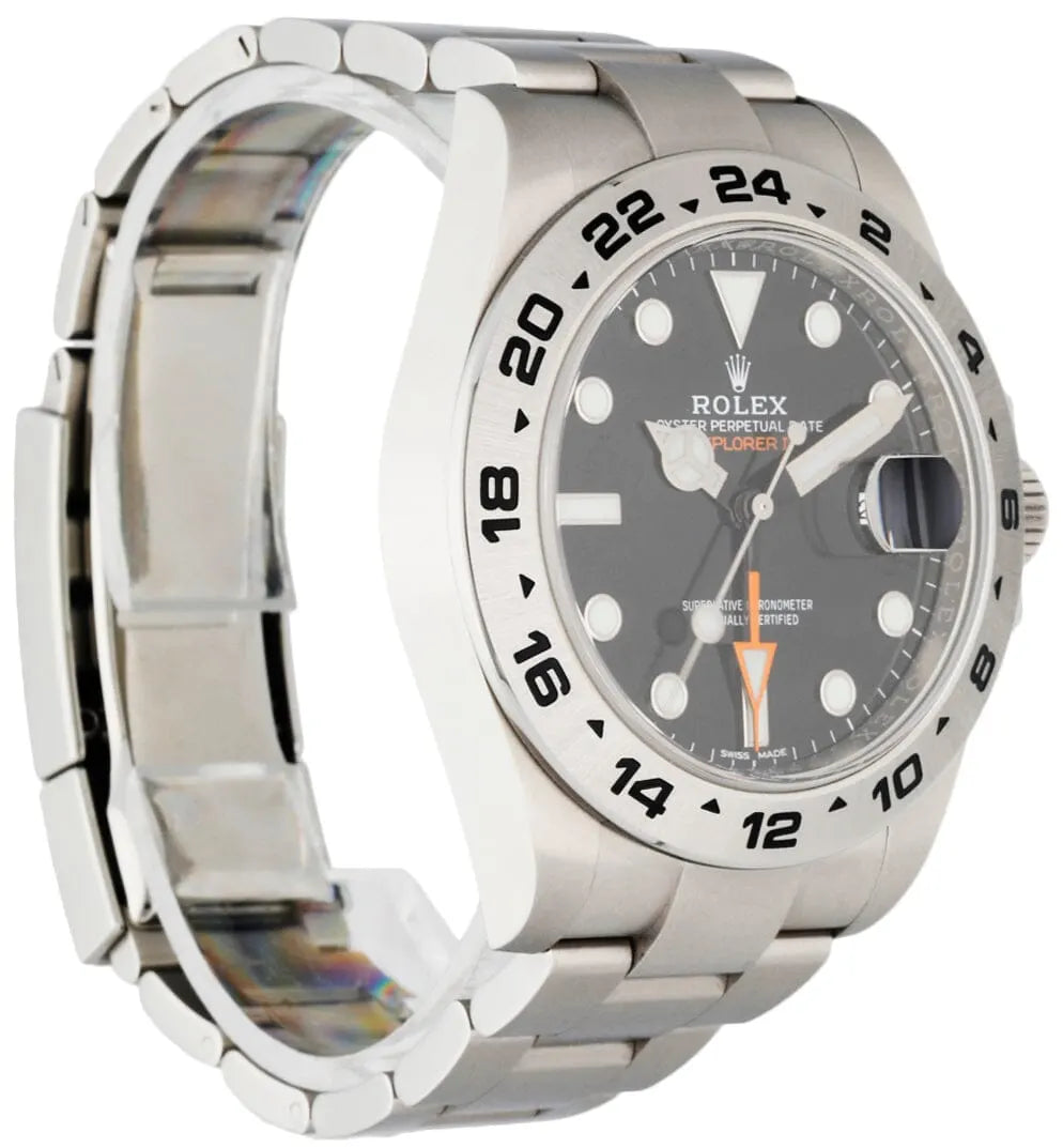 Rolex Explorer II Black Dial steel - Hình 3