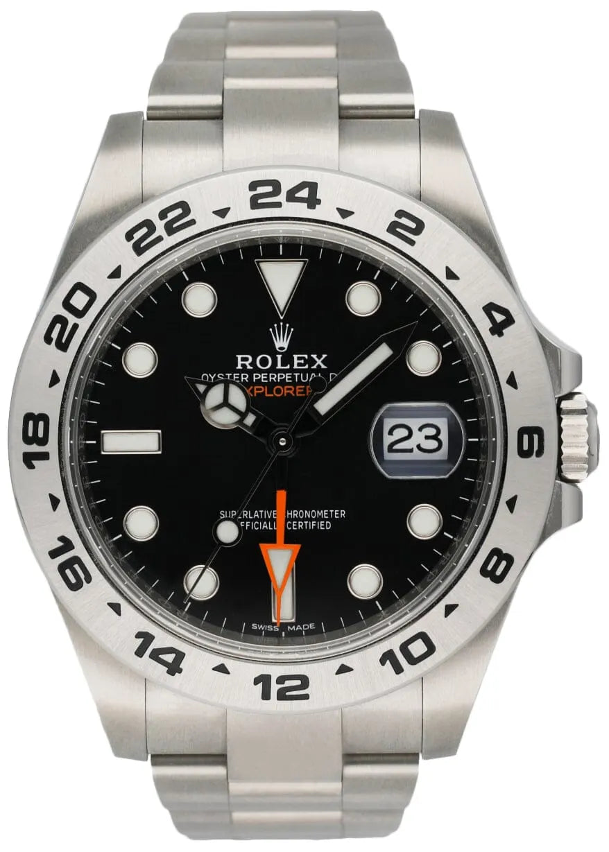 Rolex Explorer II Black Dial steel