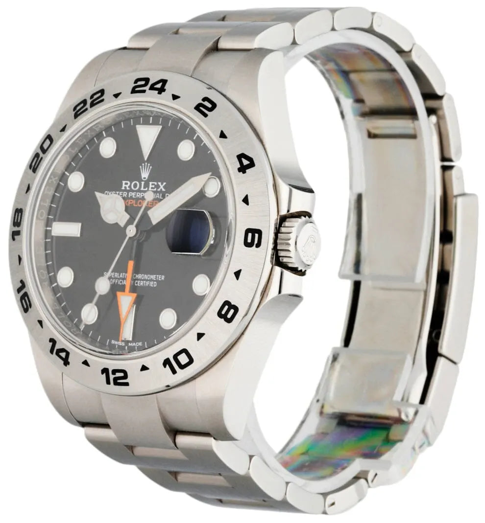 Rolex Explorer II Black Dial steel - Hình 2