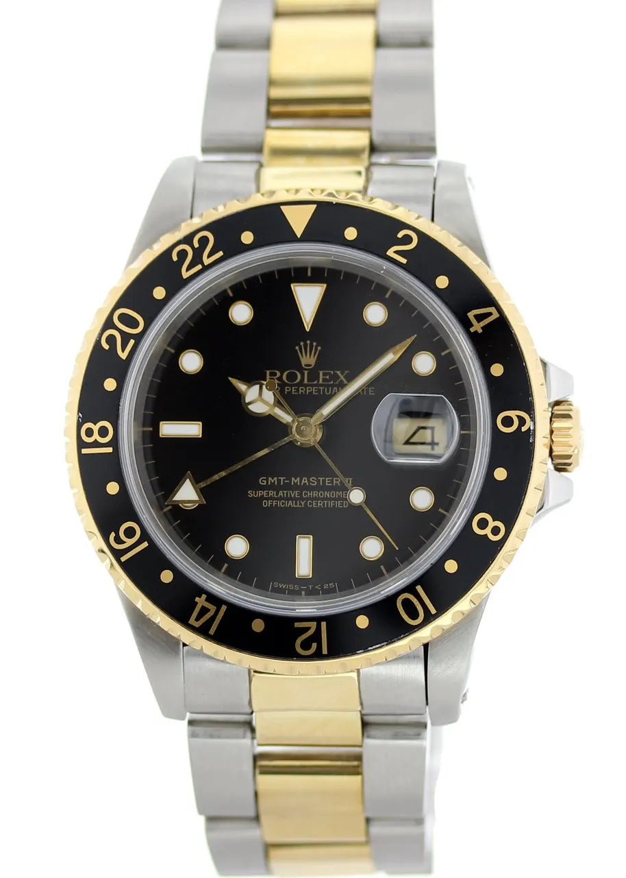 black Rolex GMT-Master II Two-Tone