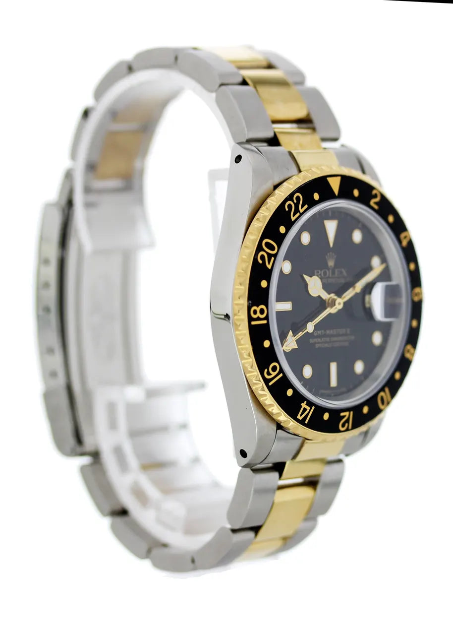 black Rolex GMT-Master II Two-Tone - Hình 4