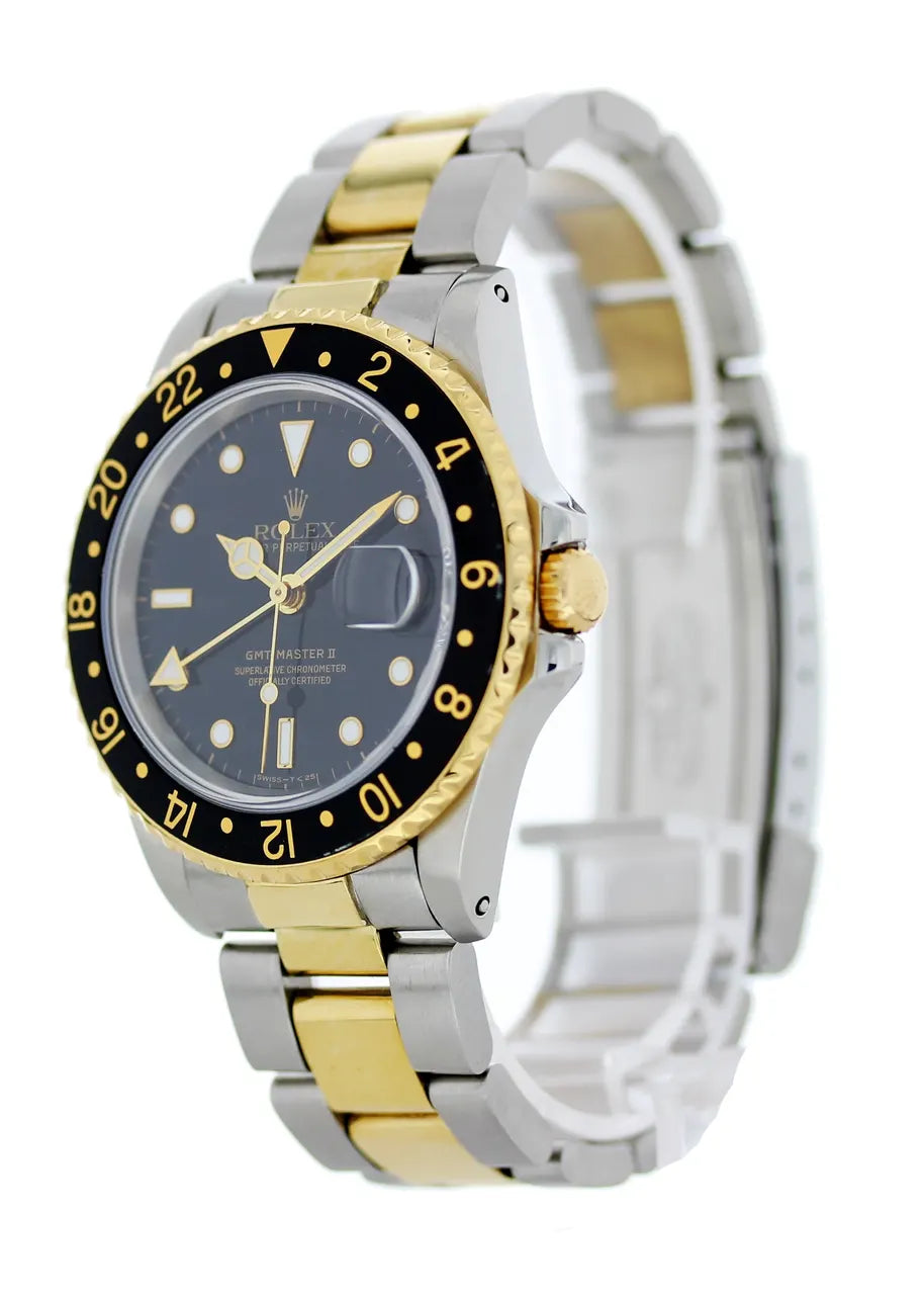black Rolex GMT-Master II Two-Tone - Hình 3