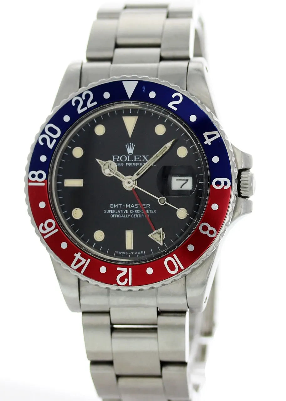 stainless Rolex GMT-Master Pepsi Bezel - Hình 3