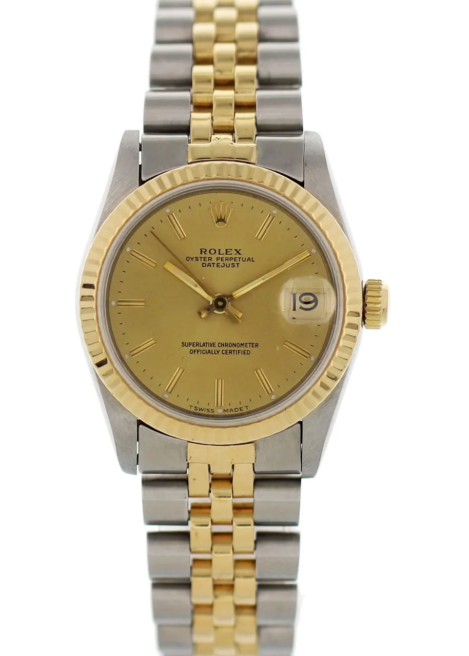 Rolex Datejust Champagne Dial gold - Hình 2
