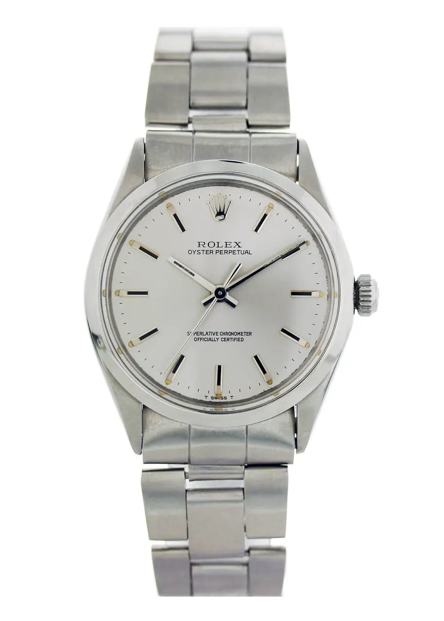 Rolex Silver Dial Watch oyster