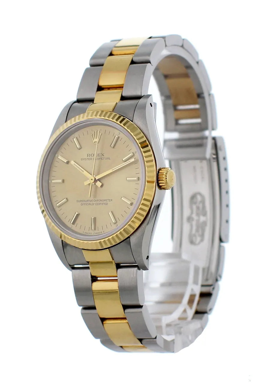 oyster Rolex Two-Tone Champagne