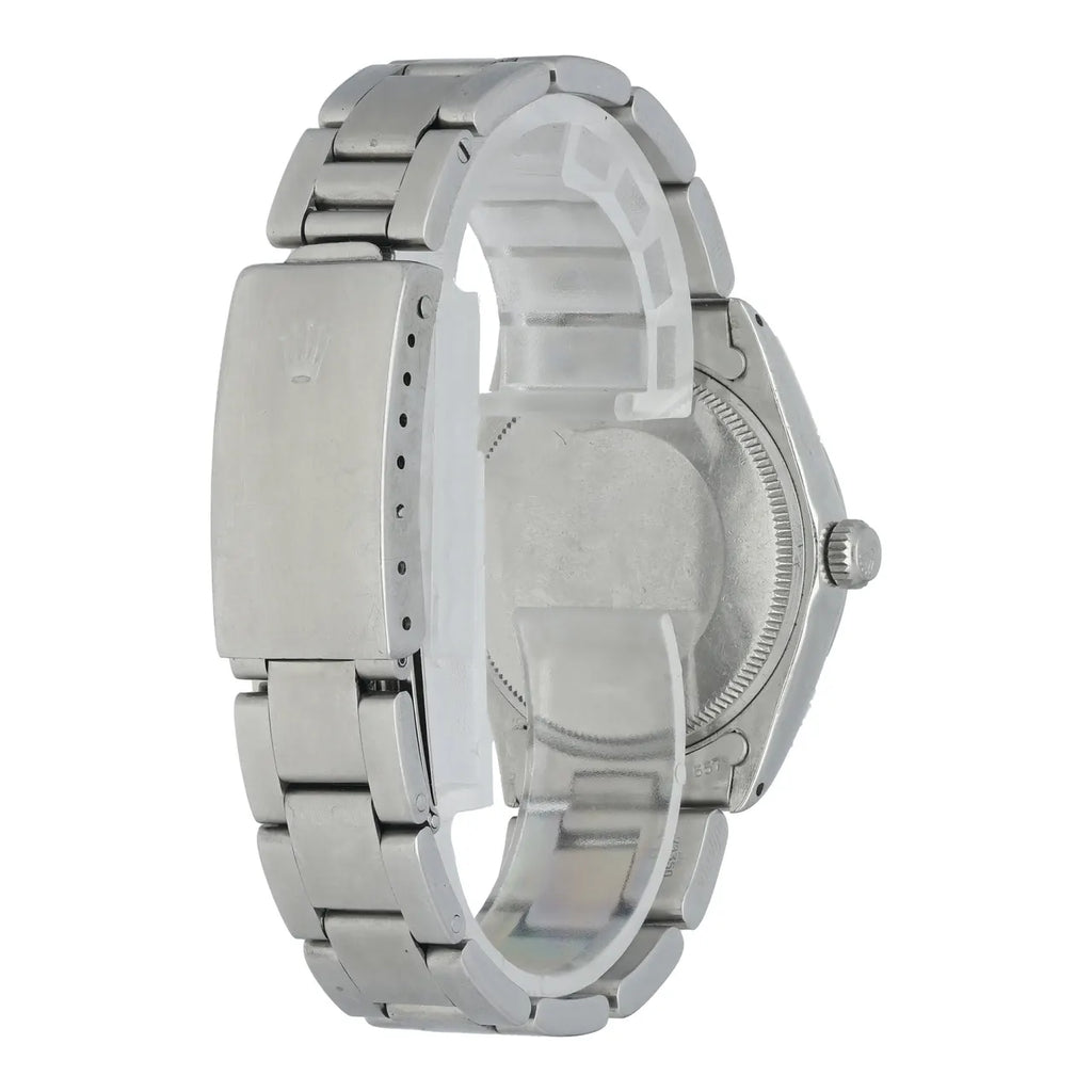 oyster Rolex Silver Linen Dial - Hình 4