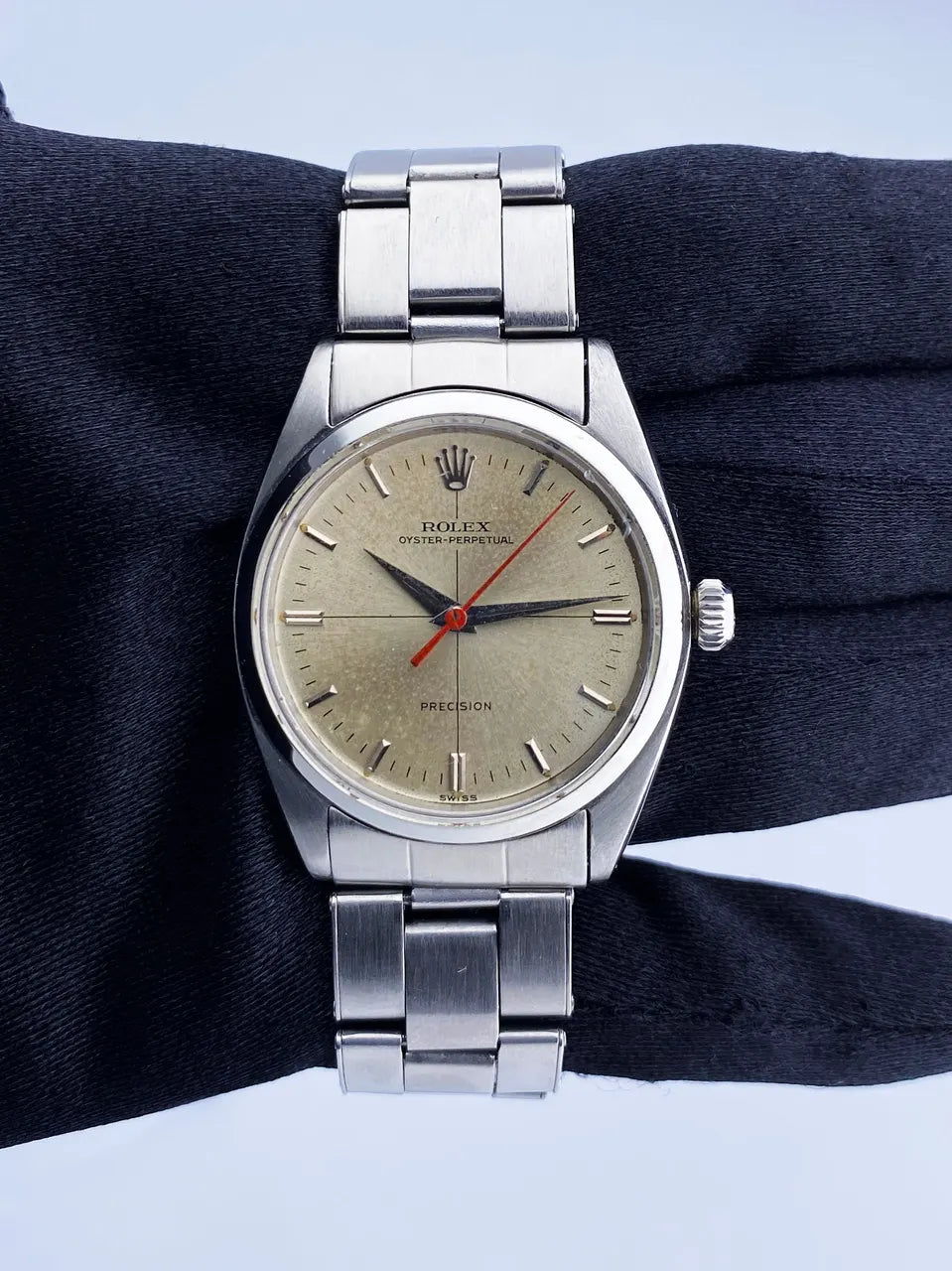 vintage Rolex Silver Dial Steel - Hình 2