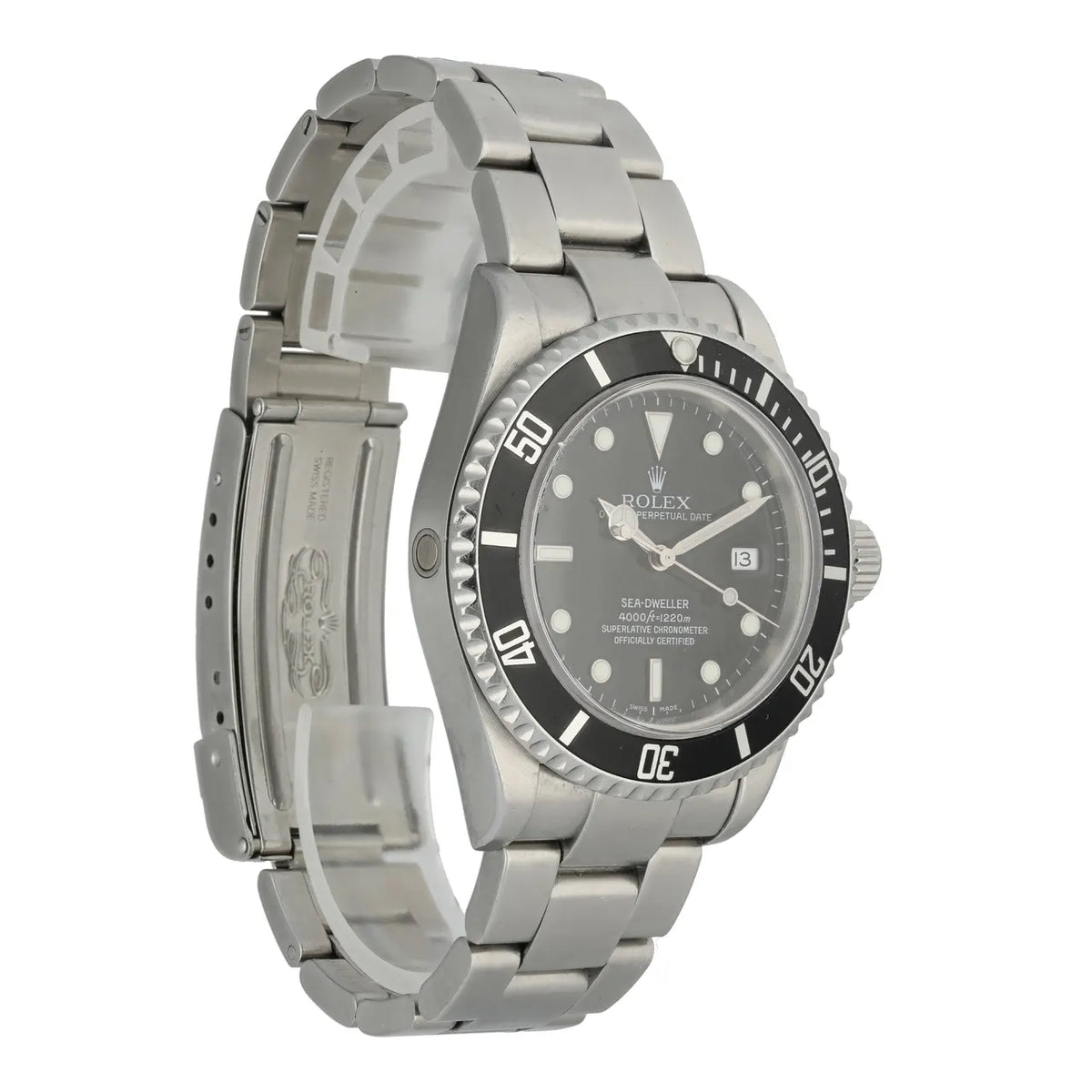 stainless steel Rolex Sea-Dweller Black Dial - Hình 3