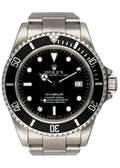 stainless steel Rolex Sea-Dweller Black Dial