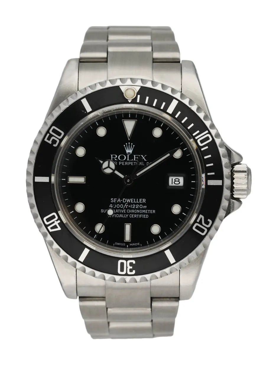 Rolex Sea-Dweller Black Dial Stainless Steel – Dive Watch