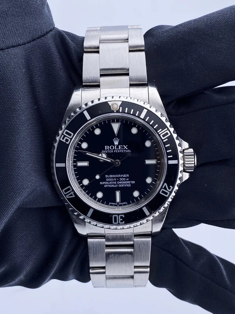 black Rolex Submariner No Date - Hình 2
