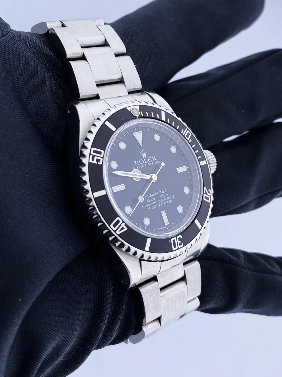 black Rolex Submariner No Date - Hình 3