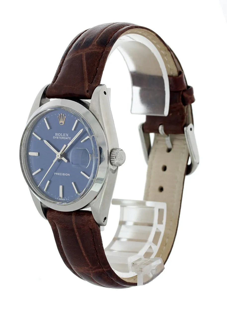 Rolex Oysterdate Blue Dial - Hình 2