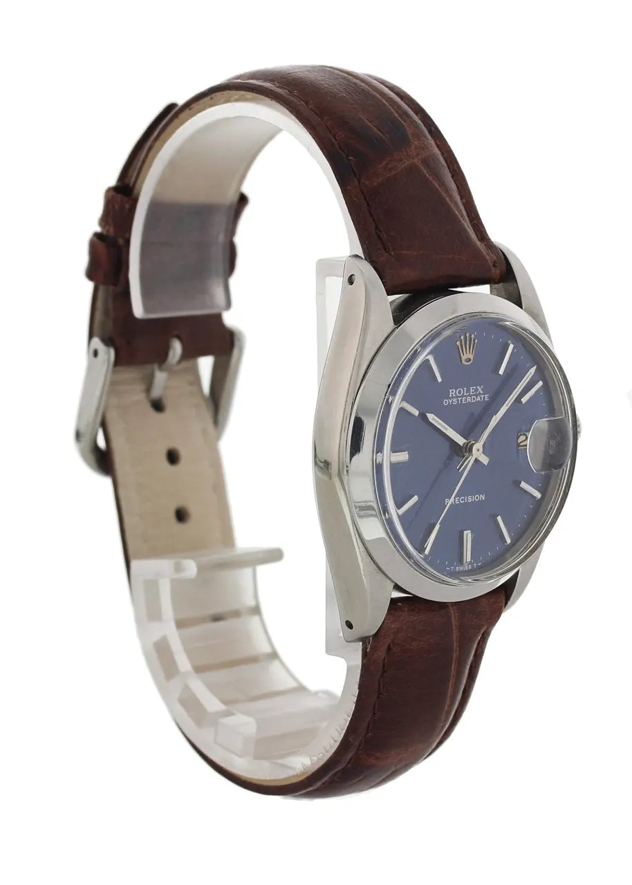 Rolex Oysterdate Blue Dial - Hình 3