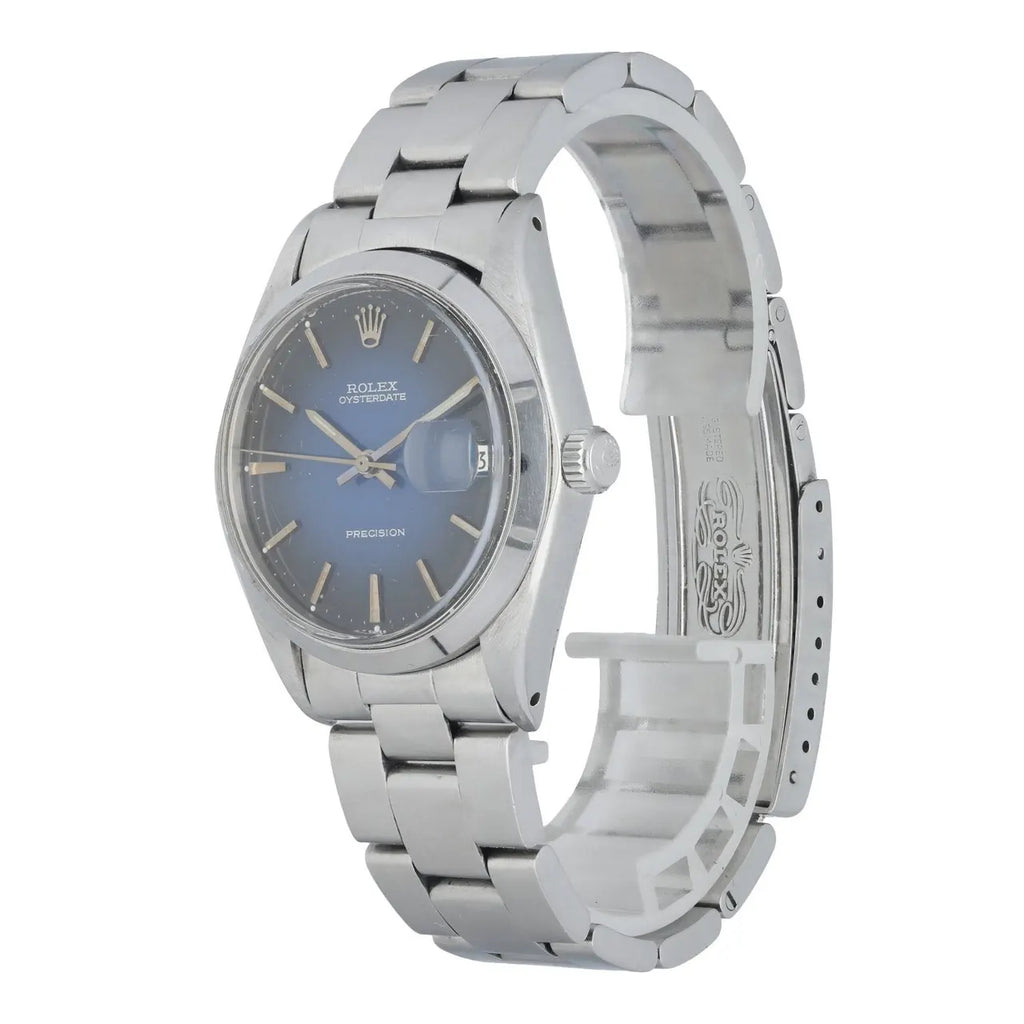 Rolex Oysterdate Blue Dial - Hình 2