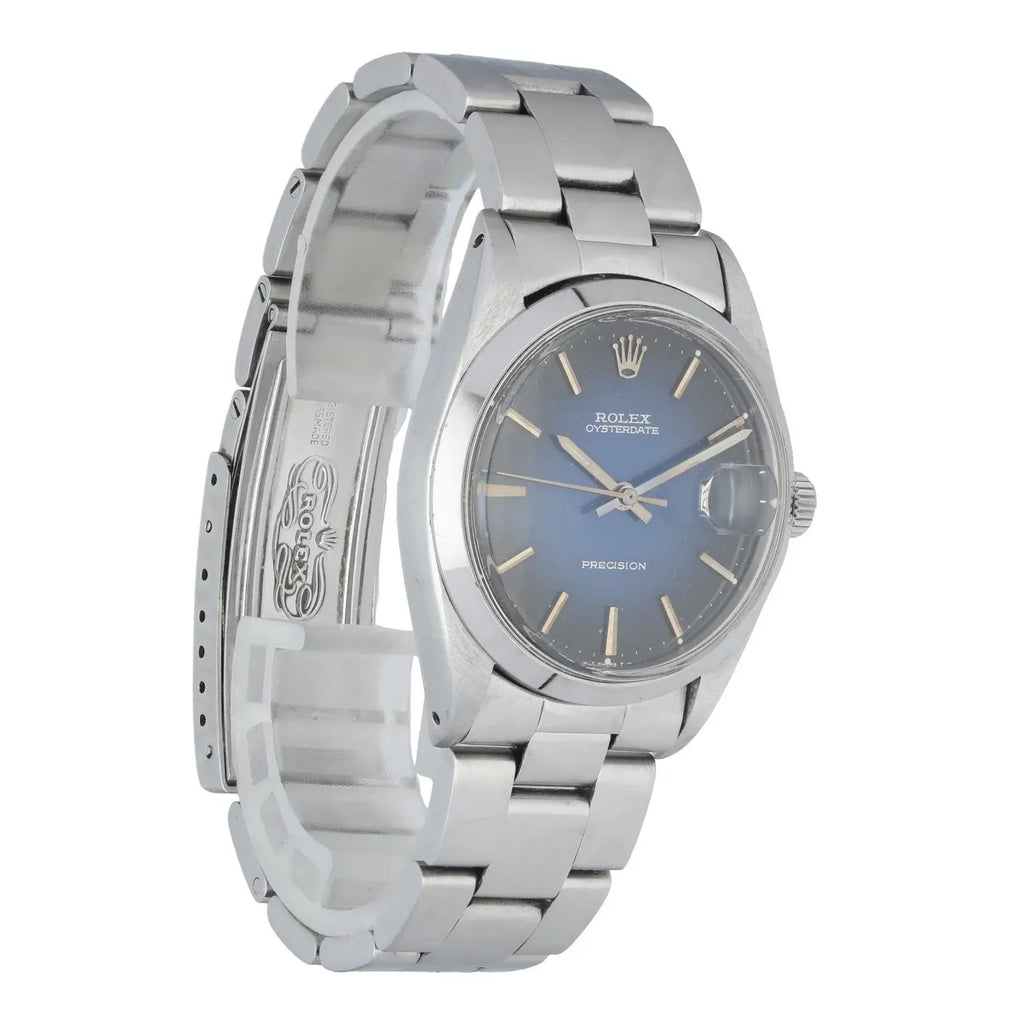 Rolex Oysterdate Blue Dial - Hình 3