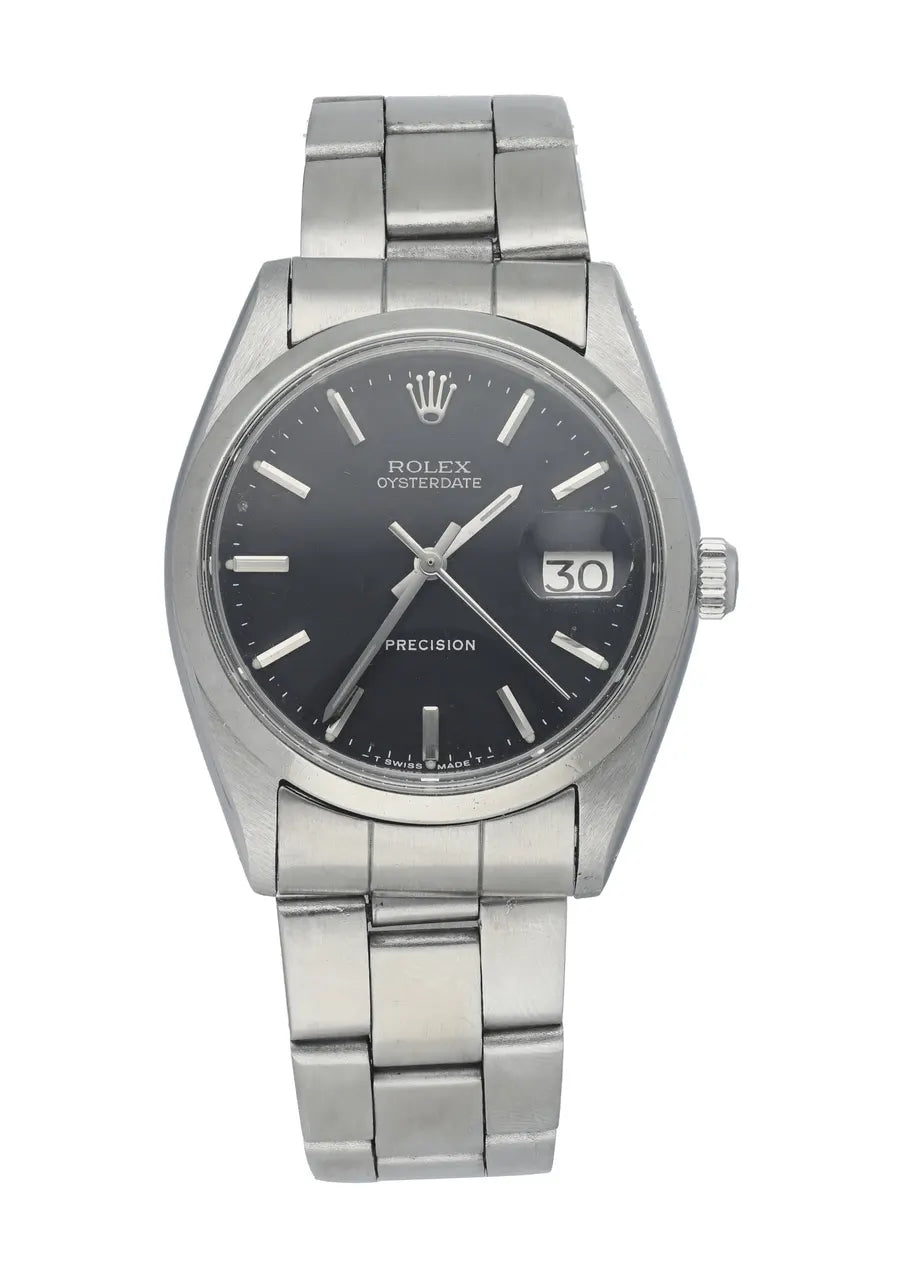 precision Rolex Oysterdate Black Dial