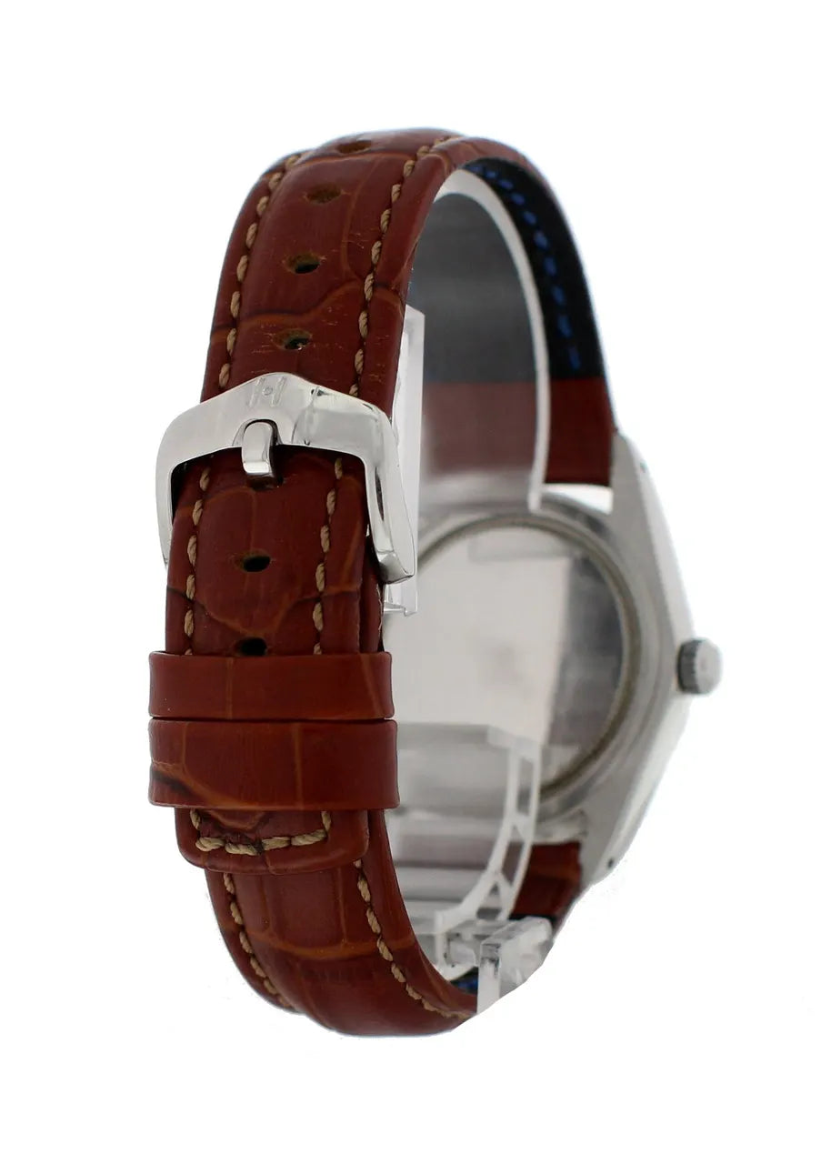 brown Rolex Oysterdate Silver - Hình 5