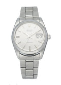 stainless Rolex Oysterdate Silver Dial