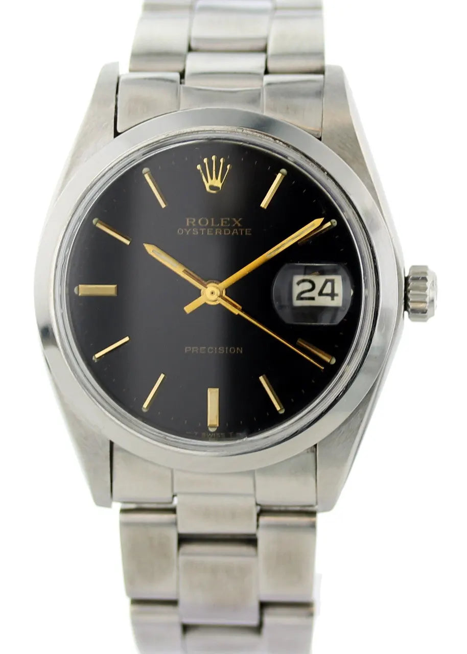 Rolex Black Dial Oysterdate