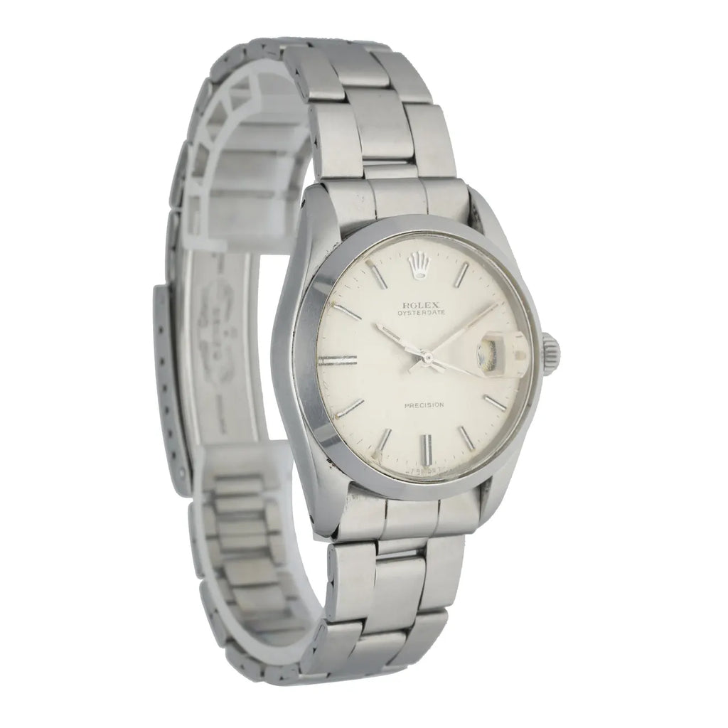 Rolex Silver Oysterdate Precision - Hình 3
