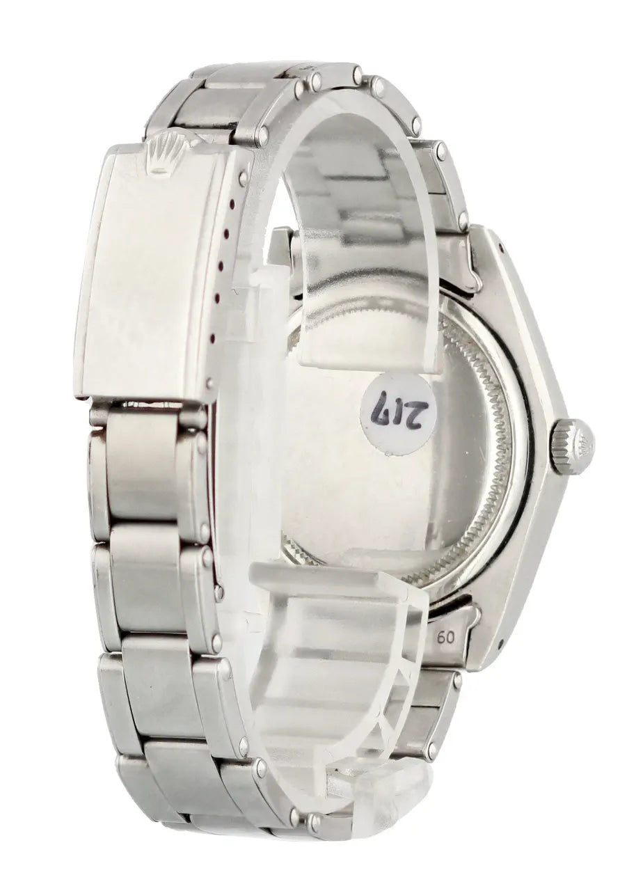 steel Rolex Oysterdate Silver Dial - Hình 5