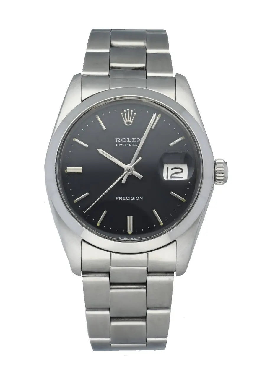 vintage Rolex Oysterdate Black Dial