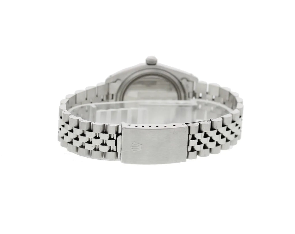 stainless Rolex Oysterdate Silver - Hình 4