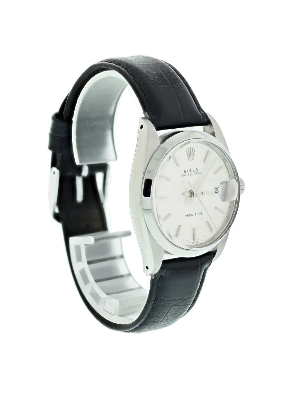 Rolex Oysterdate Silver Dial - Hình 4