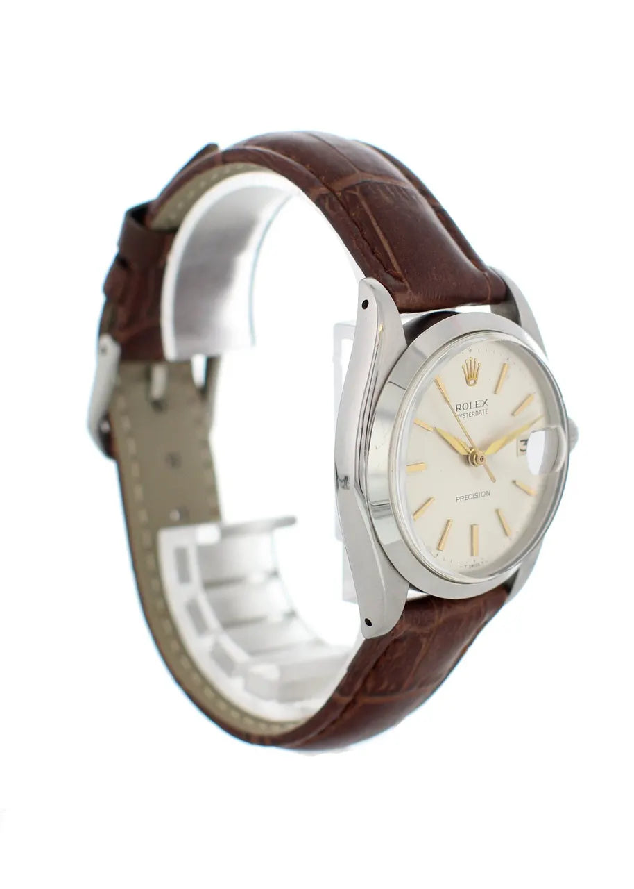 Rolex Oysterdate Precision silver - Hình 2